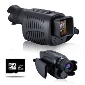 1080p Full HD Vabsce True Infrared Night Vision Monocular; Goggles For Seeing In Complete Darkness Long Distance For Hunting; Camping; Travel; Su