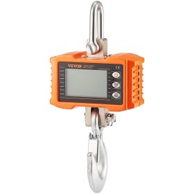 VEVOR Digital Crane Scale, 2200 lbs/1000 kg, Industrial Heavy Duty Hanging Scale with Remote Control, Cast Aluminum Case & LCD Screen