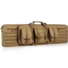 VEVOR Rifle Bag, 36 inch Tactical Double Long Gun Bag, Soft Rifle Case with Lockable Zipper, Portable Handle & Shoulder Strap