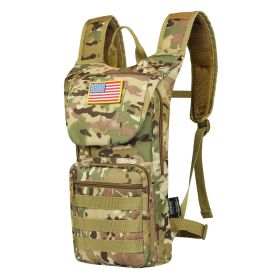 VEVOR Hydration Backpack, Water Backpack with 3L TPU Water Bladder, Tactical Molle Hiking Hydration Pack with Storage for Men Women (Type: Tactical, Color: CP Color)