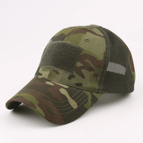 JupiterGear Military-Style Tactical Patch Hat with Adjustable Strap | Breathable and Unisex (Color: BDU Camo)